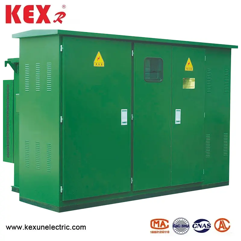 American type tres-phase codex-mounted substation